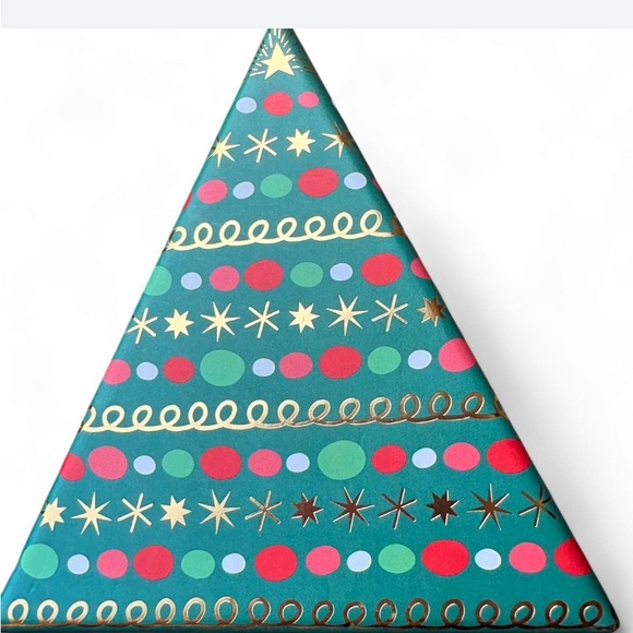 True to Form Green and Gold Christmas Tree Earrings - Picture 4 of 8